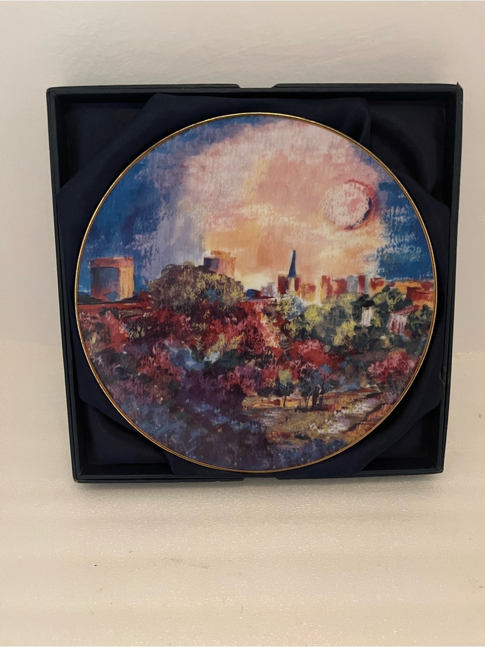 2006 Cherry Blossom Festival Commemorative Plate "Under the Cherry Moon"